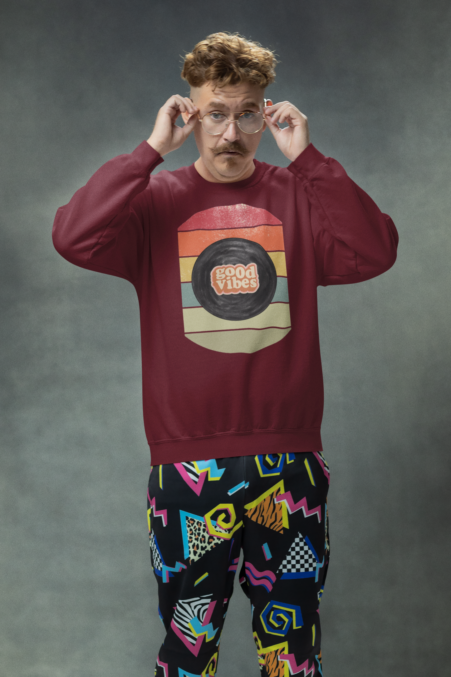 Bilkool Good Vibes Cotton Sweatshirt