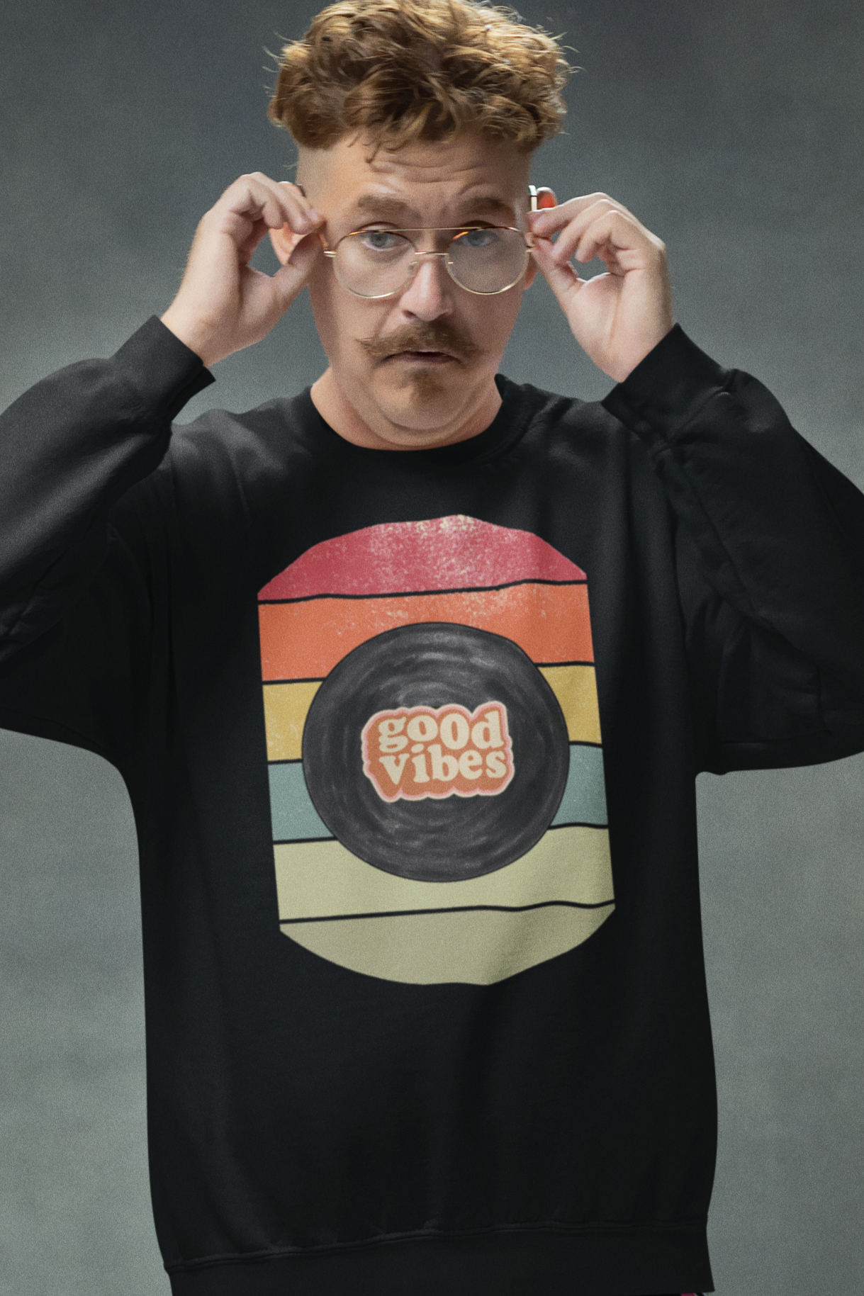 Bilkool Good Vibes Cotton Sweatshirt