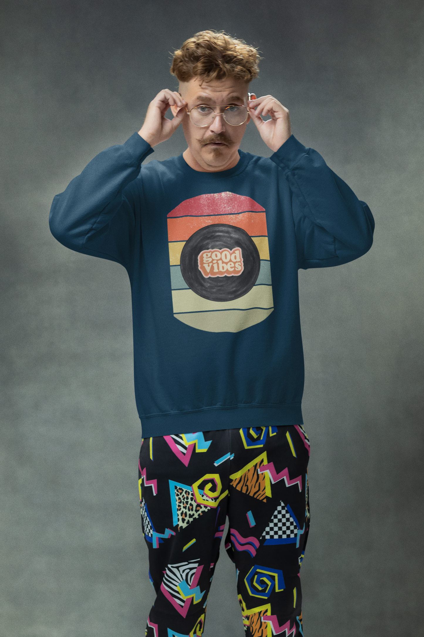 Bilkool Good Vibes Cotton Sweatshirt