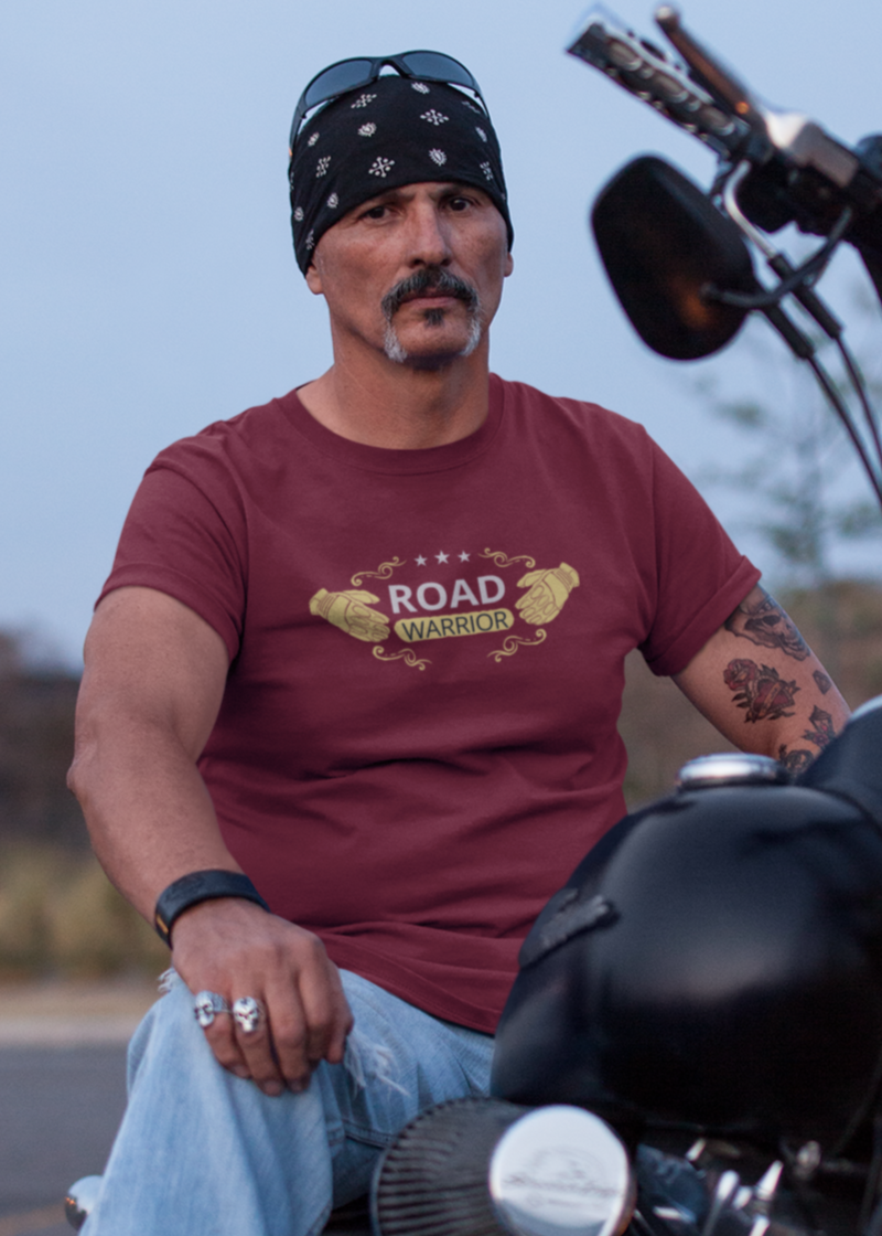 Bilkool Road Warrior Cotton Half Sleeve T-Shirt