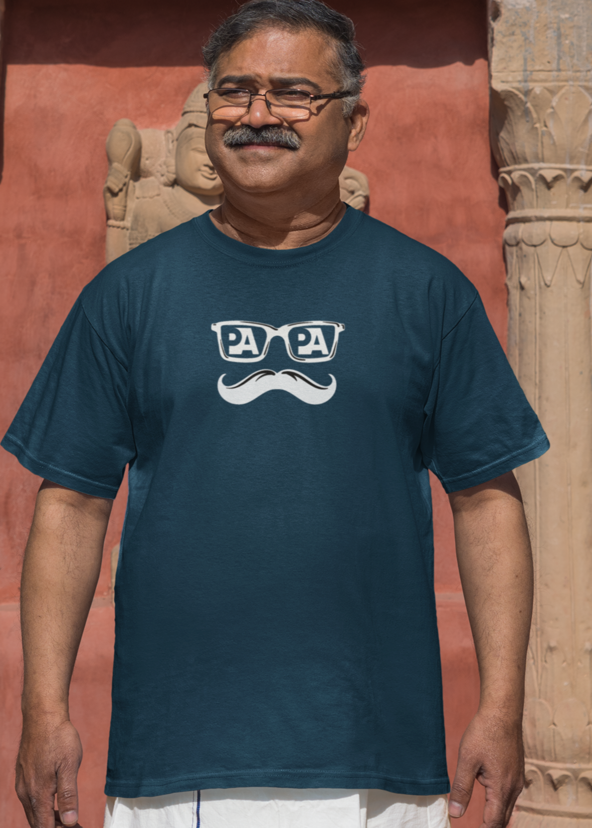 Bilkool Papa Cotton Half Sleeve T-Shirt