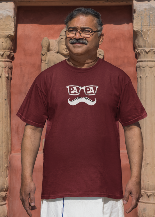 Bilkool Papa Cotton Half Sleeve T-Shirt