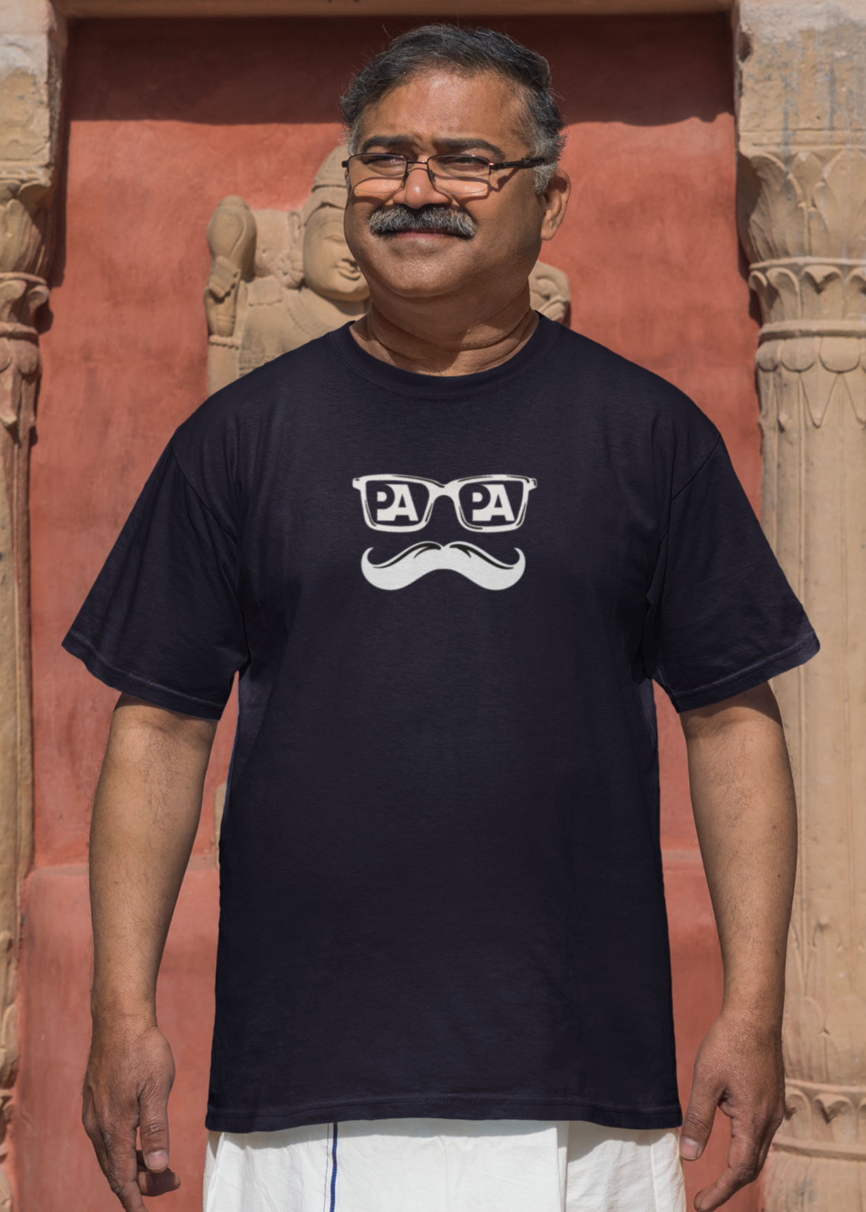 Bilkool Papa Cotton Half Sleeve T-Shirt