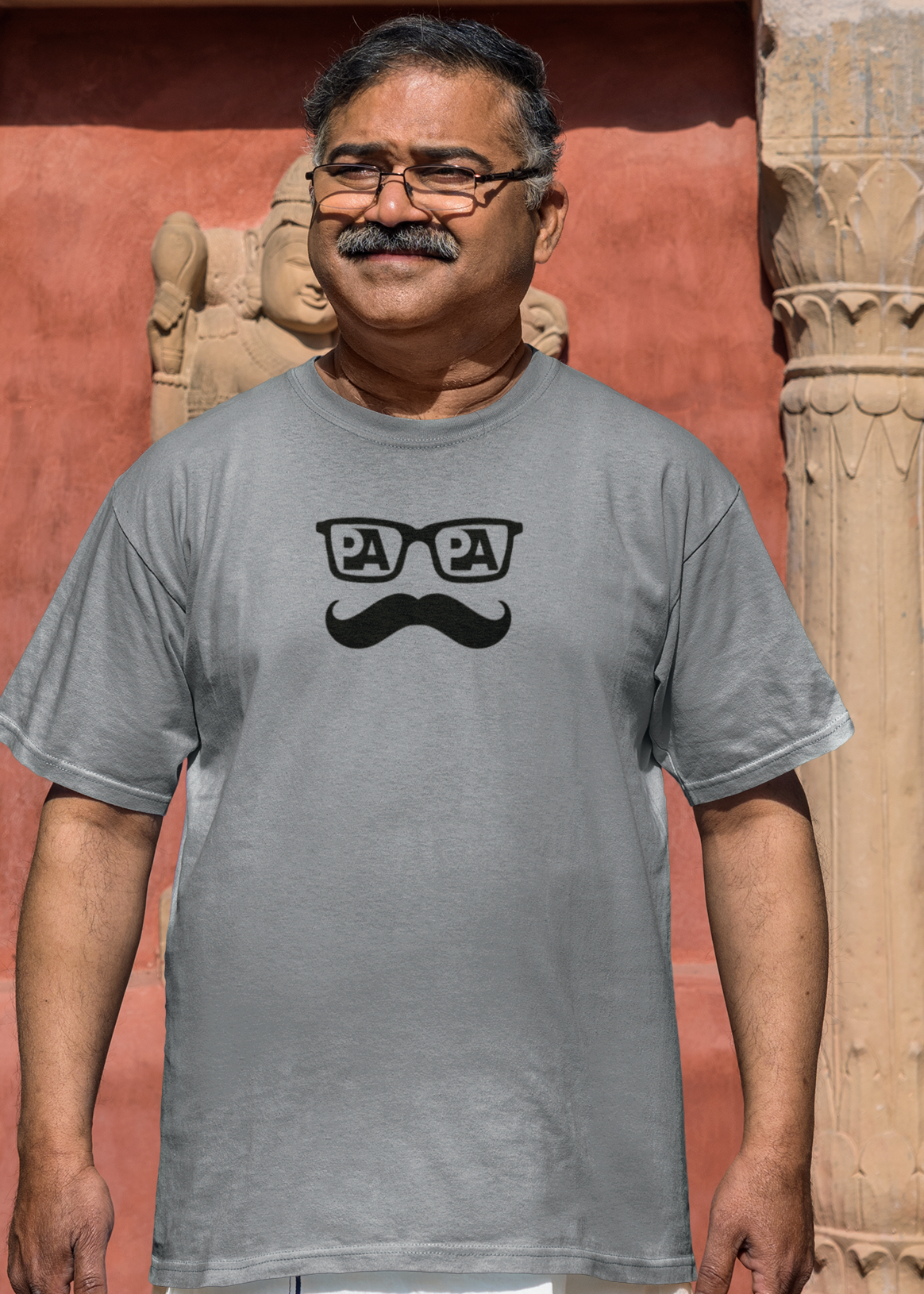 Bilkool Papa Cotton Half Sleeve T-Shirt