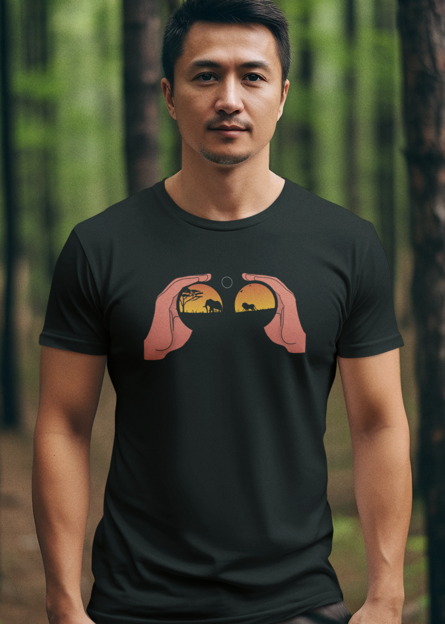 Bilkool Safari Yet So Near Cotton Half Sleeve T-Shirt