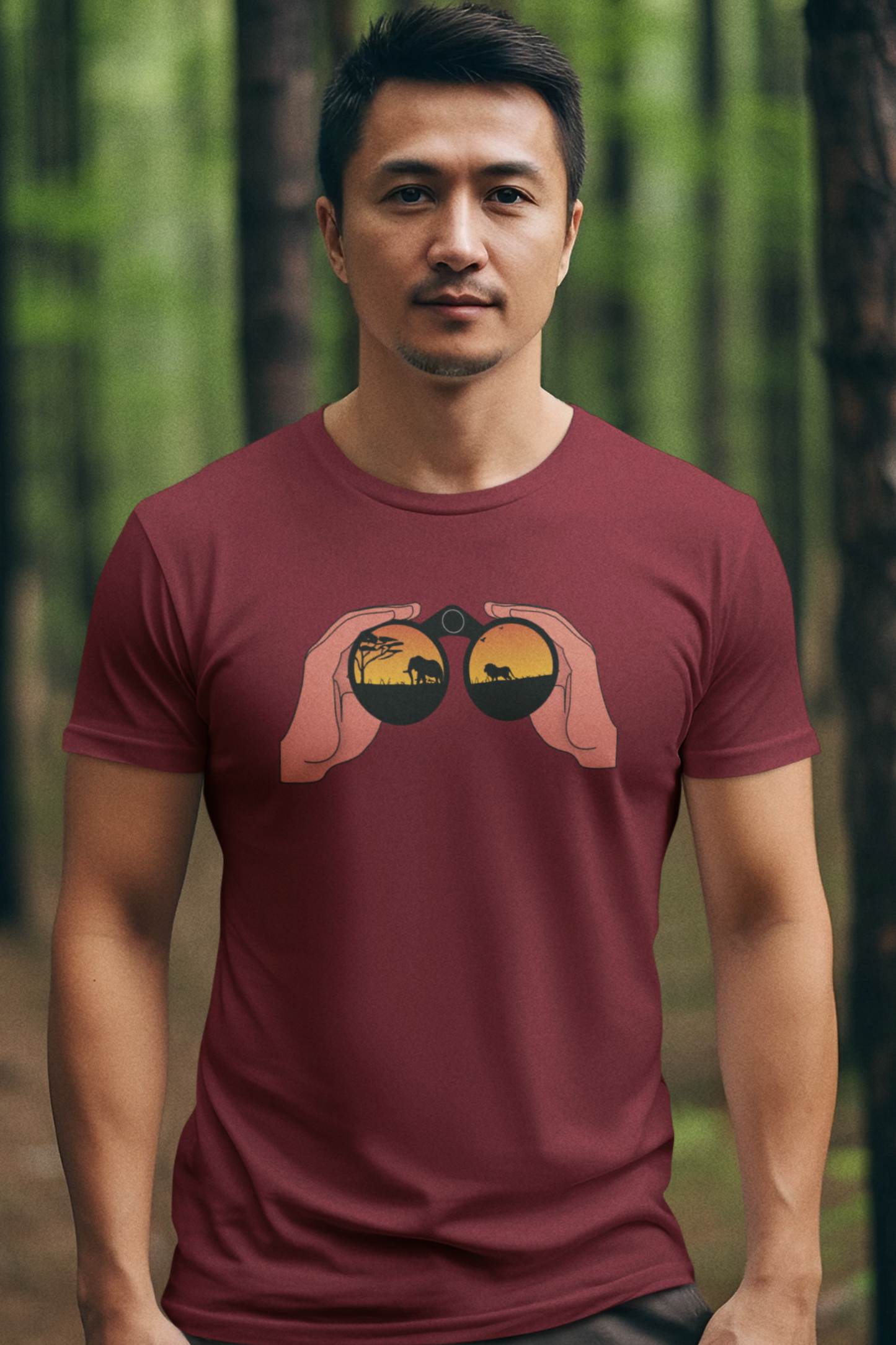Bilkool Safari Yet So Near Cotton Half Sleeve T-Shirt