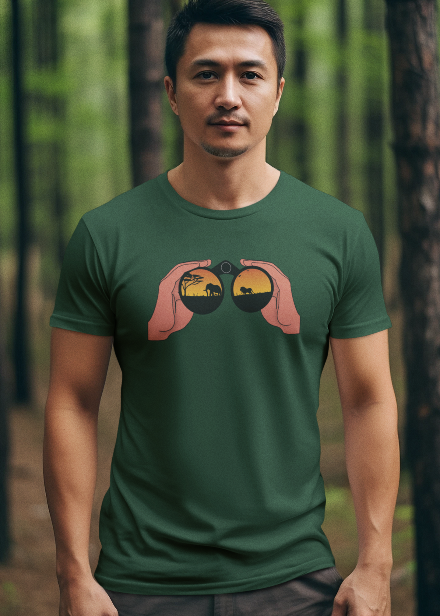 Bilkool Safari Yet So Near Cotton Half Sleeve T-Shirt