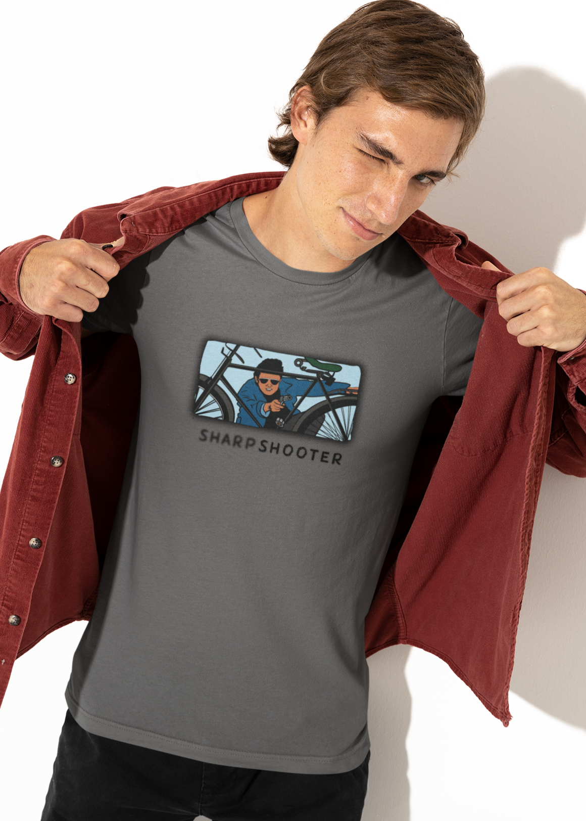 Bilkool Sharp Shooter Cotton Half Sleeve T-Shirt