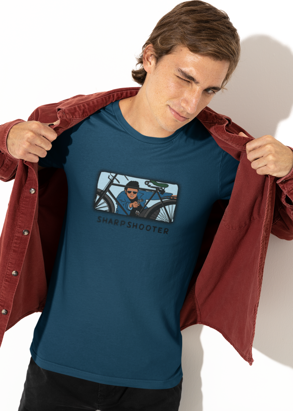 Bilkool Sharp Shooter Cotton Half Sleeve T-Shirt