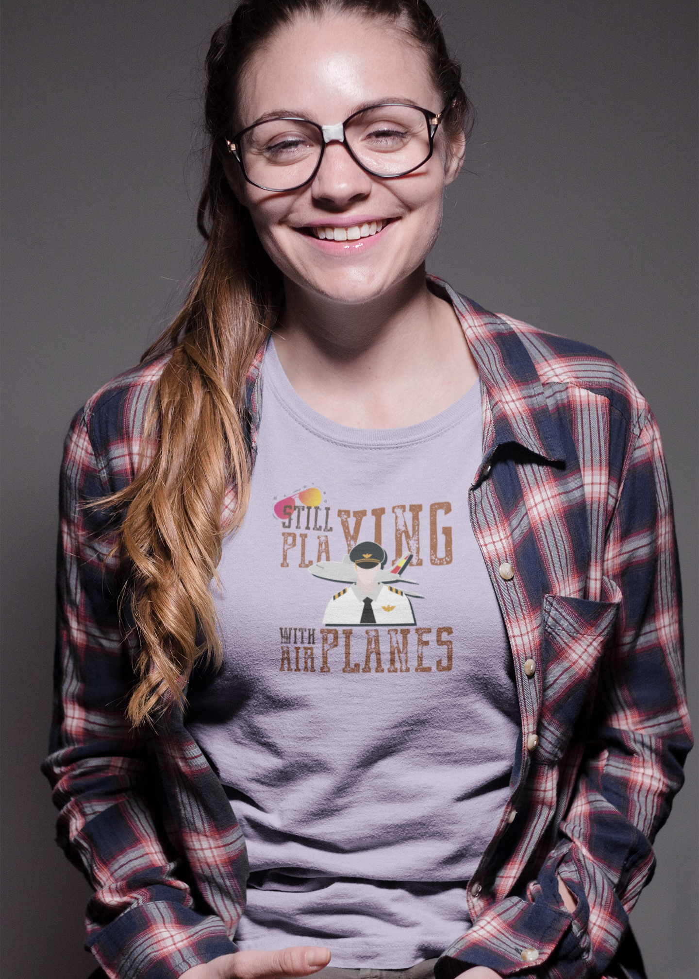 Bilkool Still Playing Planes Cotton Half Sleeve T-Shirt