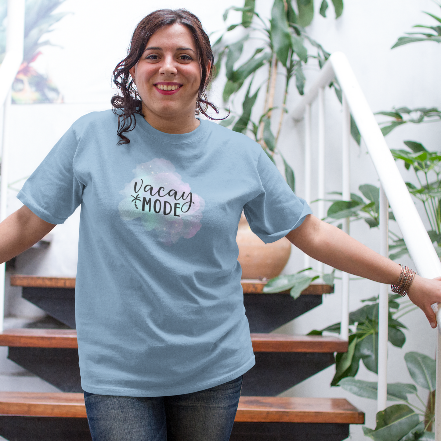 Bilkool Vacay Mode Oversized T-Shirt for Women