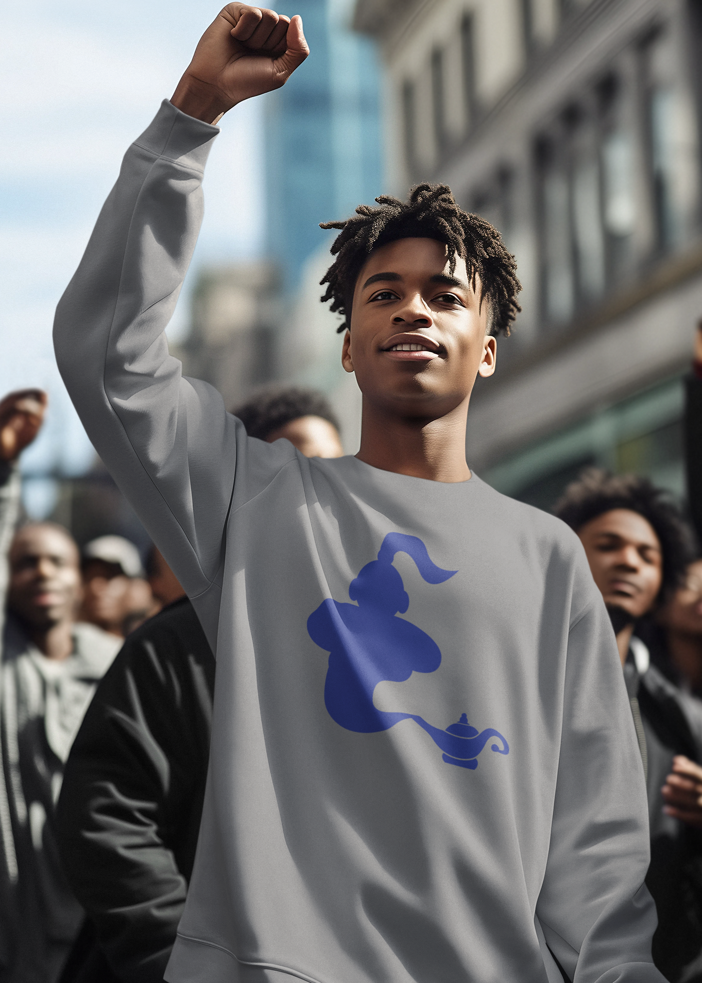 BILKOOL LAMP COTTON SWEATSHIRT