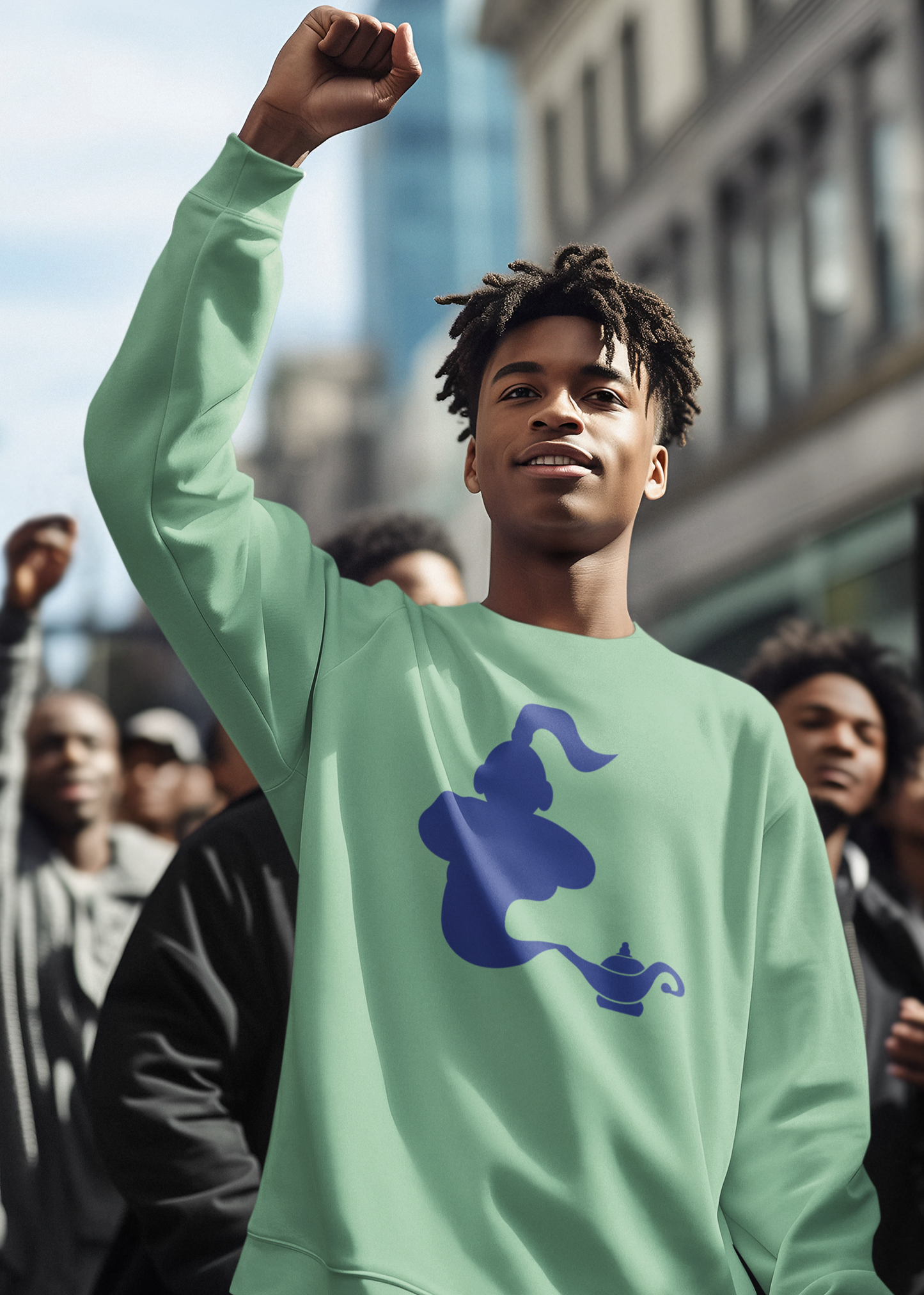 BILKOOL LAMP COTTON SWEATSHIRT