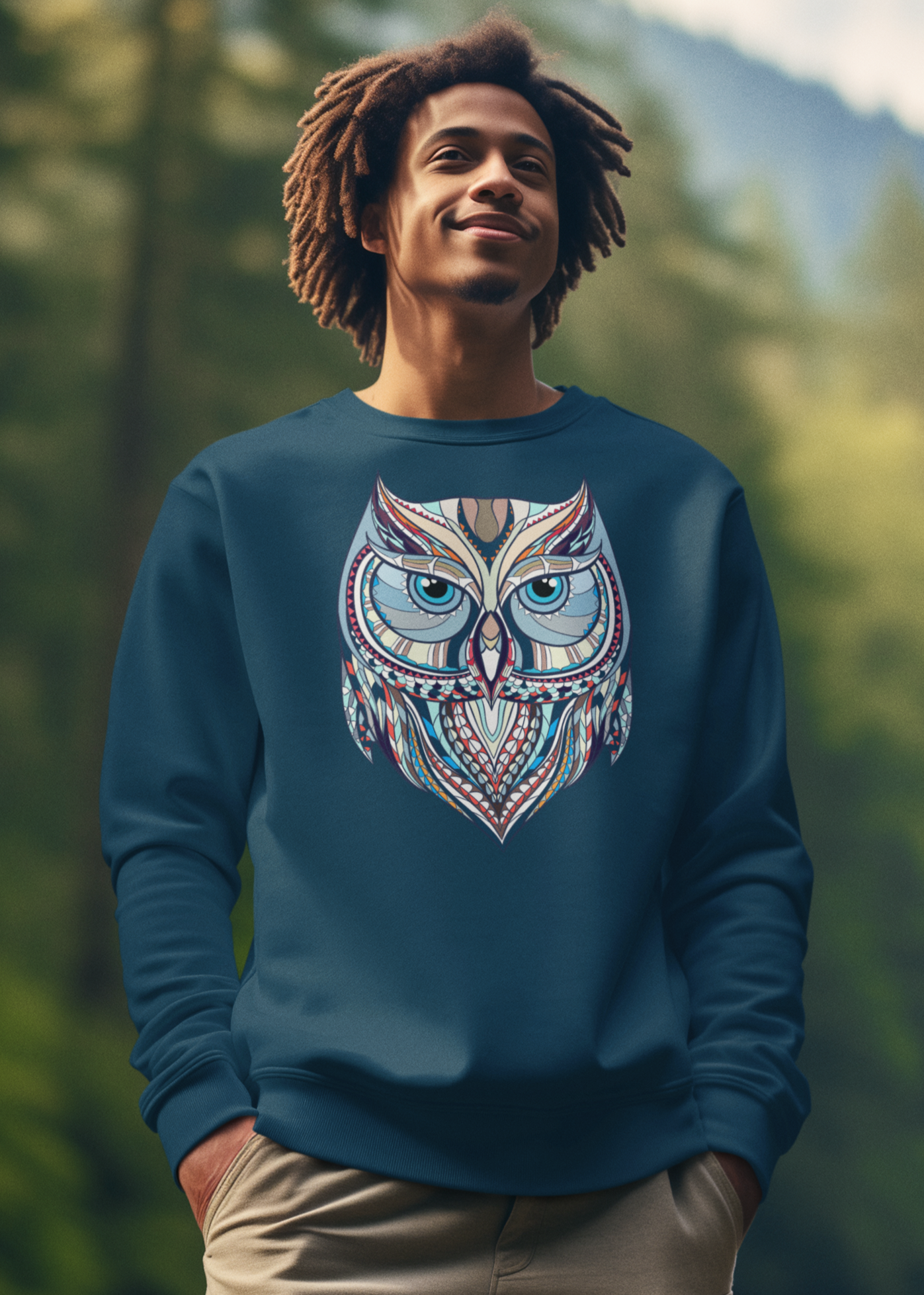 Bilkool Baba Ullu Cotton Sweatshirt