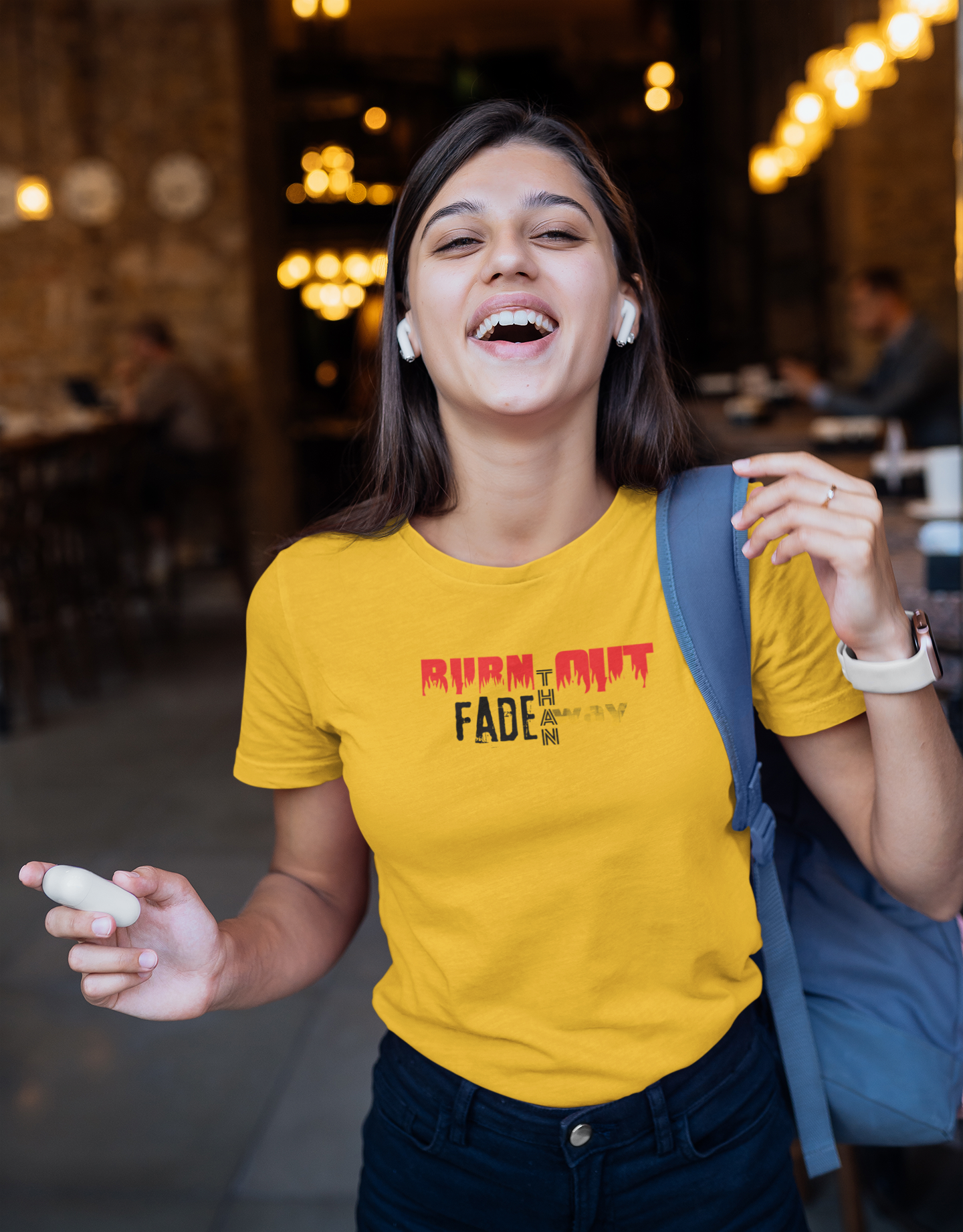 Bilkool Burn Out Cotton Half Sleeve T-Shirt