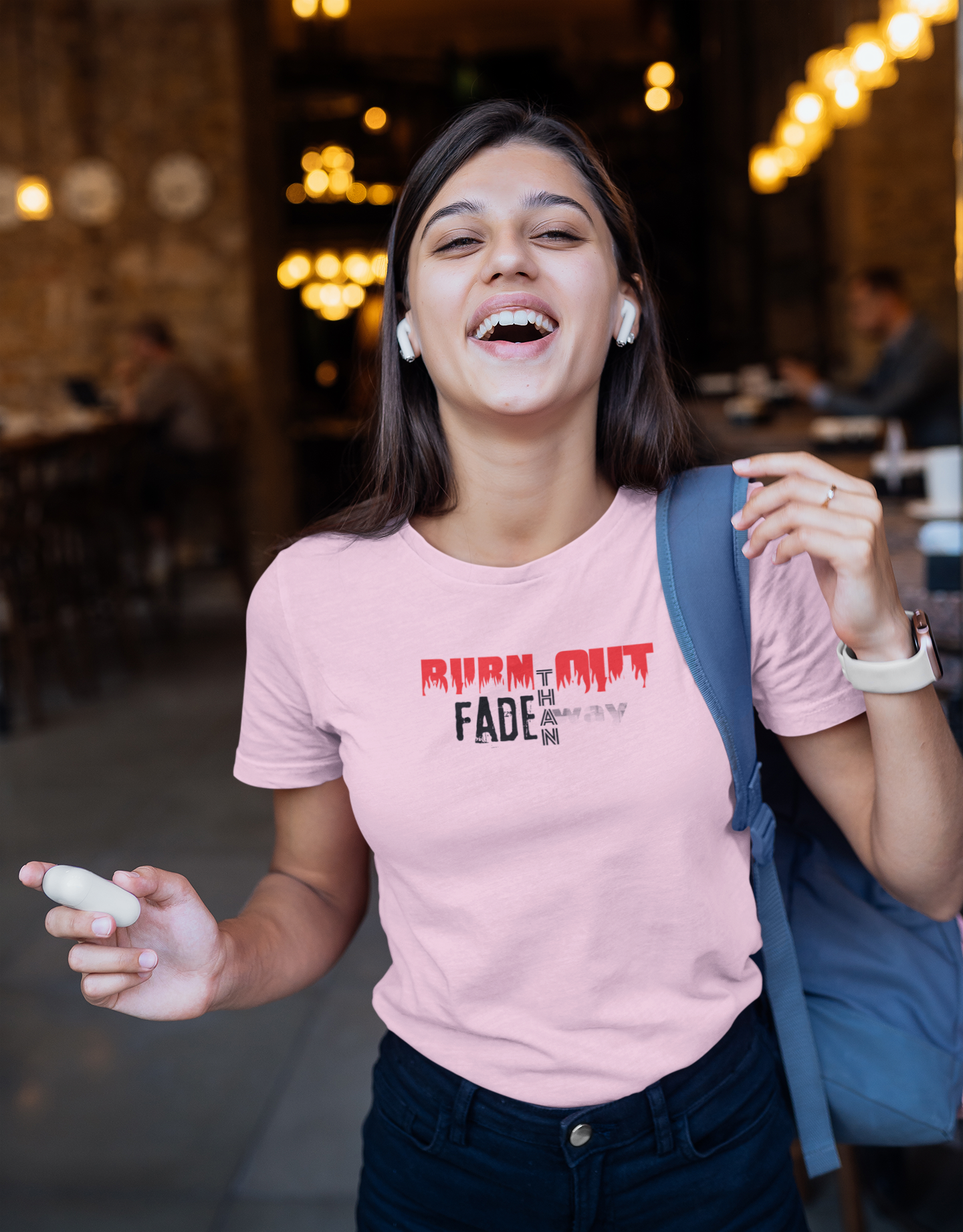 Bilkool Burn Out Cotton Half Sleeve T-Shirt