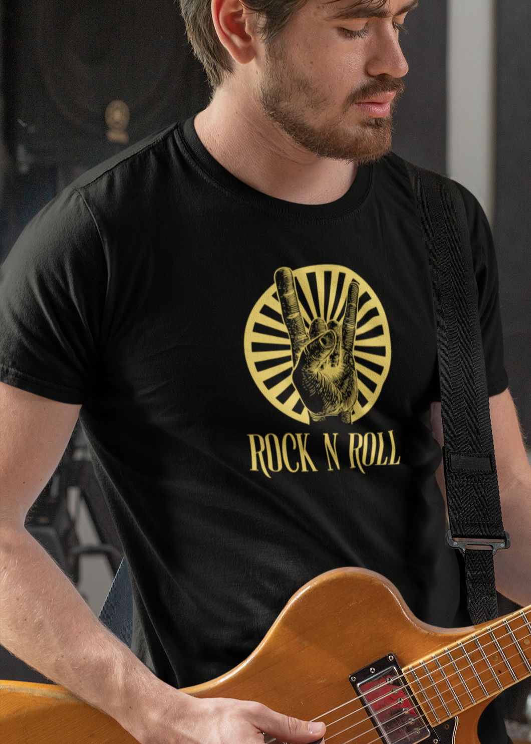 Bilkool Rock N Roll Cotton Half Sleeve T-Shirt