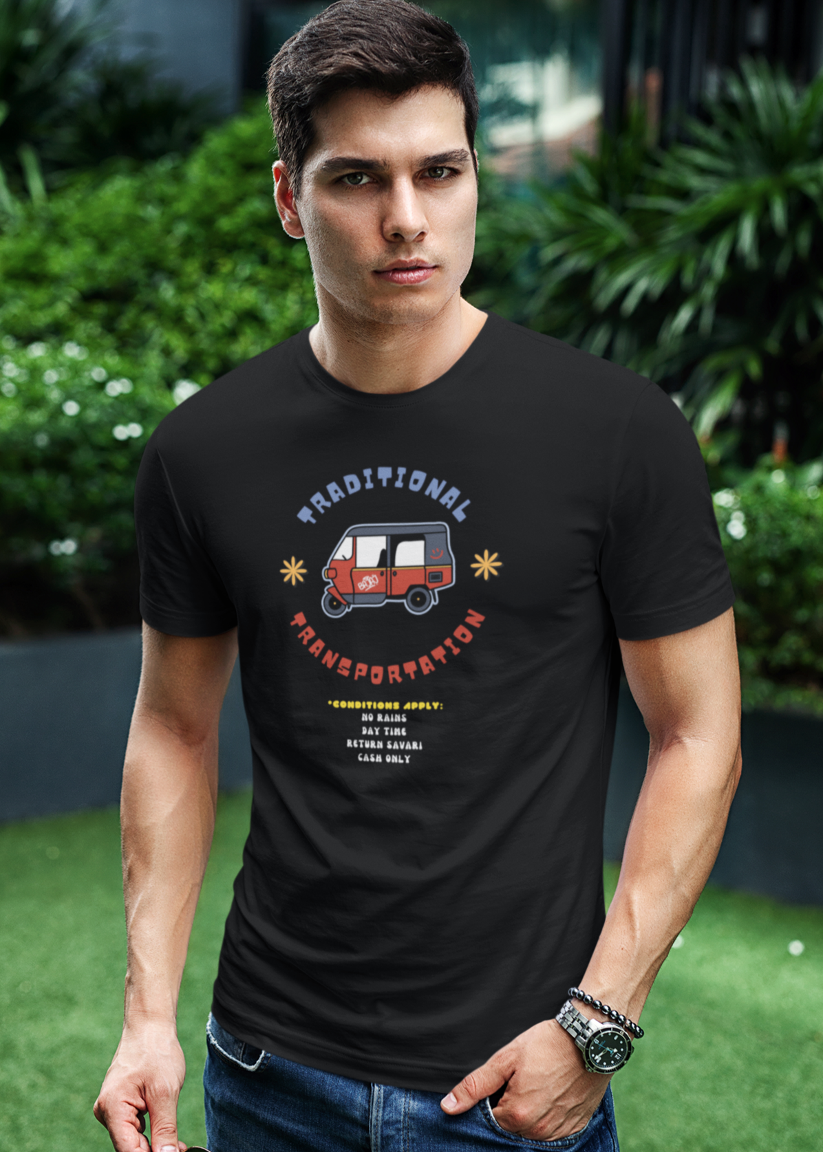 Bilkool Staple Ride Cotton Half Sleeve T-Shirt