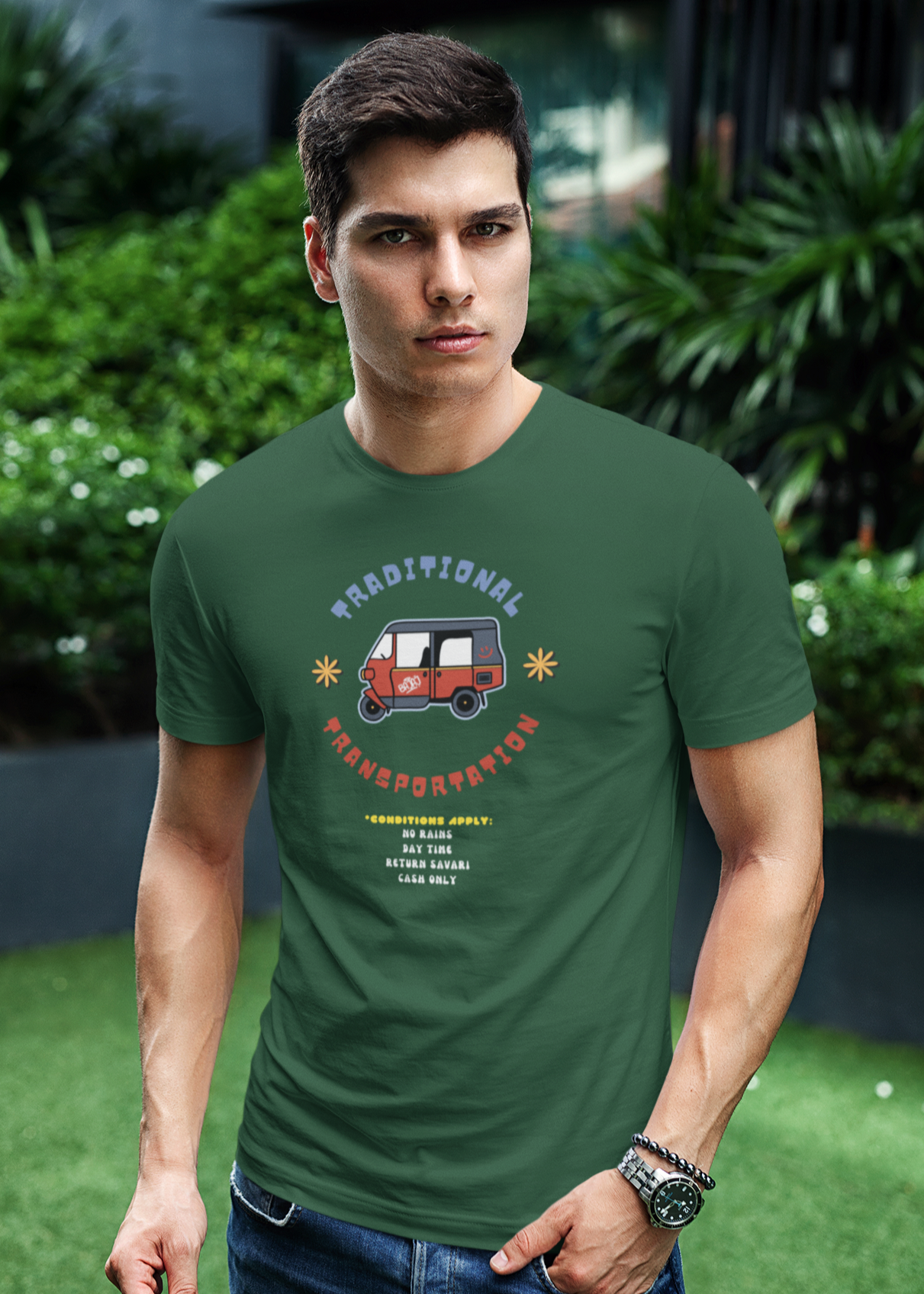 Bilkool Staple Ride Cotton Half Sleeve T-Shirt