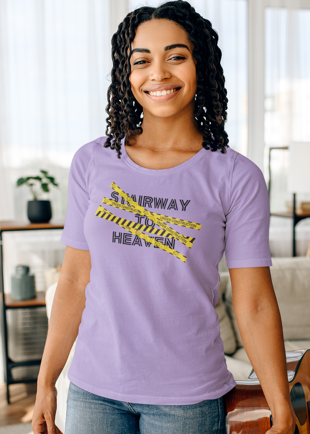 Bilkool Stairway To Heaven Cotton Half Sleeve T-Shirt