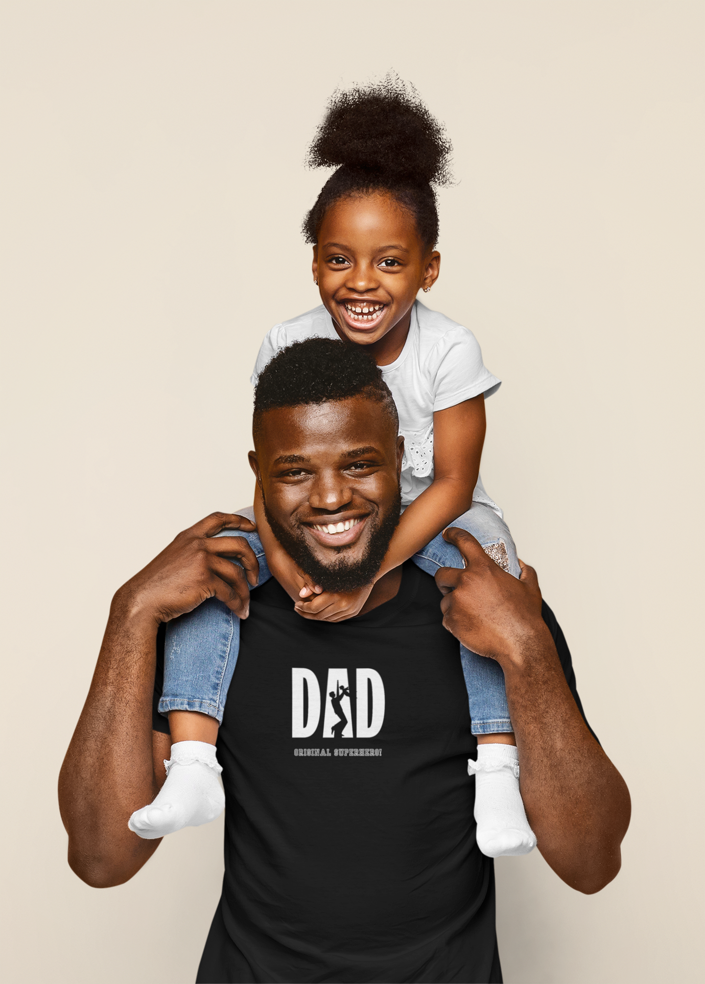 Bilkool Superhero Dad Cotton Half Sleeve T-Shirt