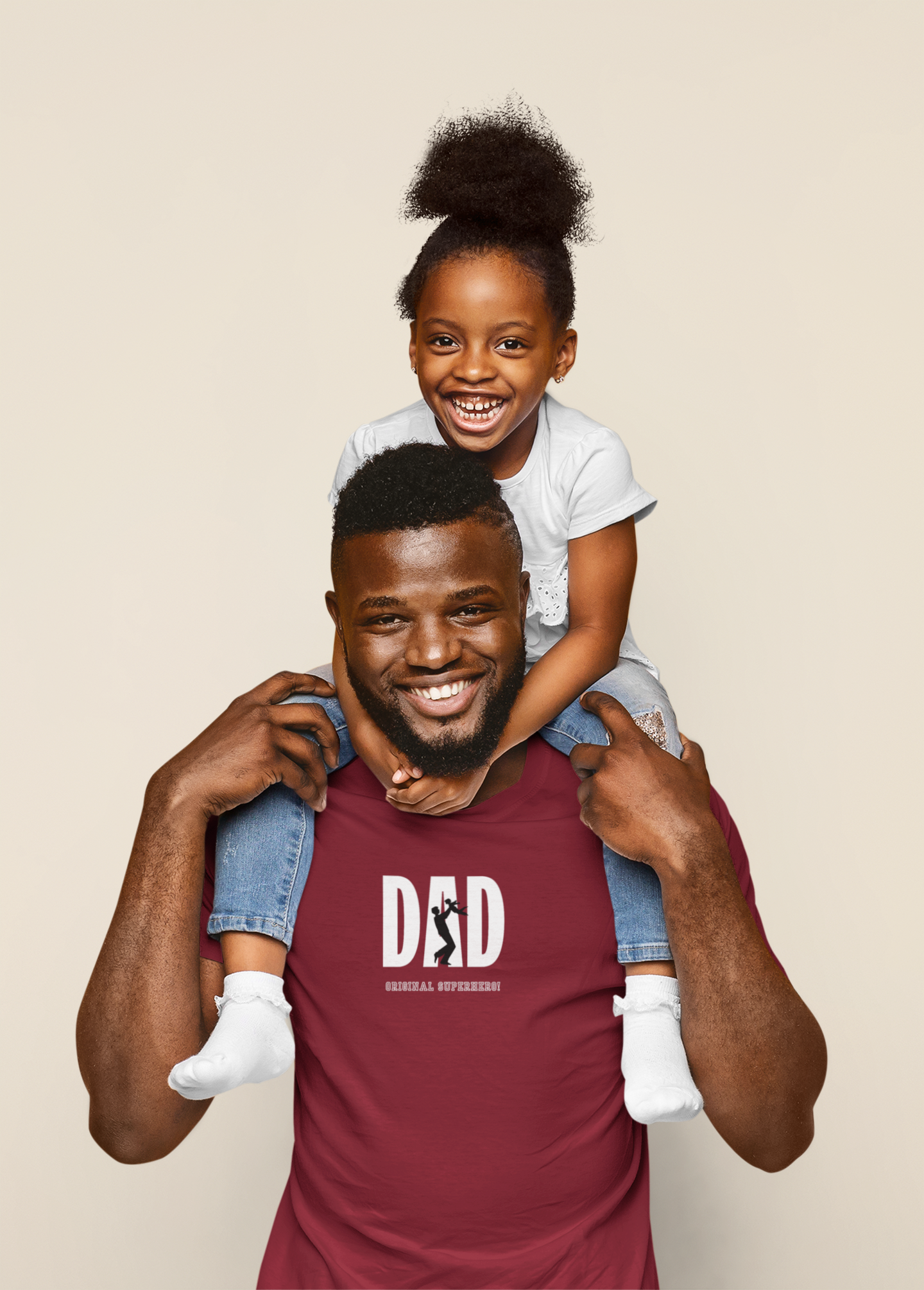 Bilkool Superhero Dad Cotton Half Sleeve T-Shirt