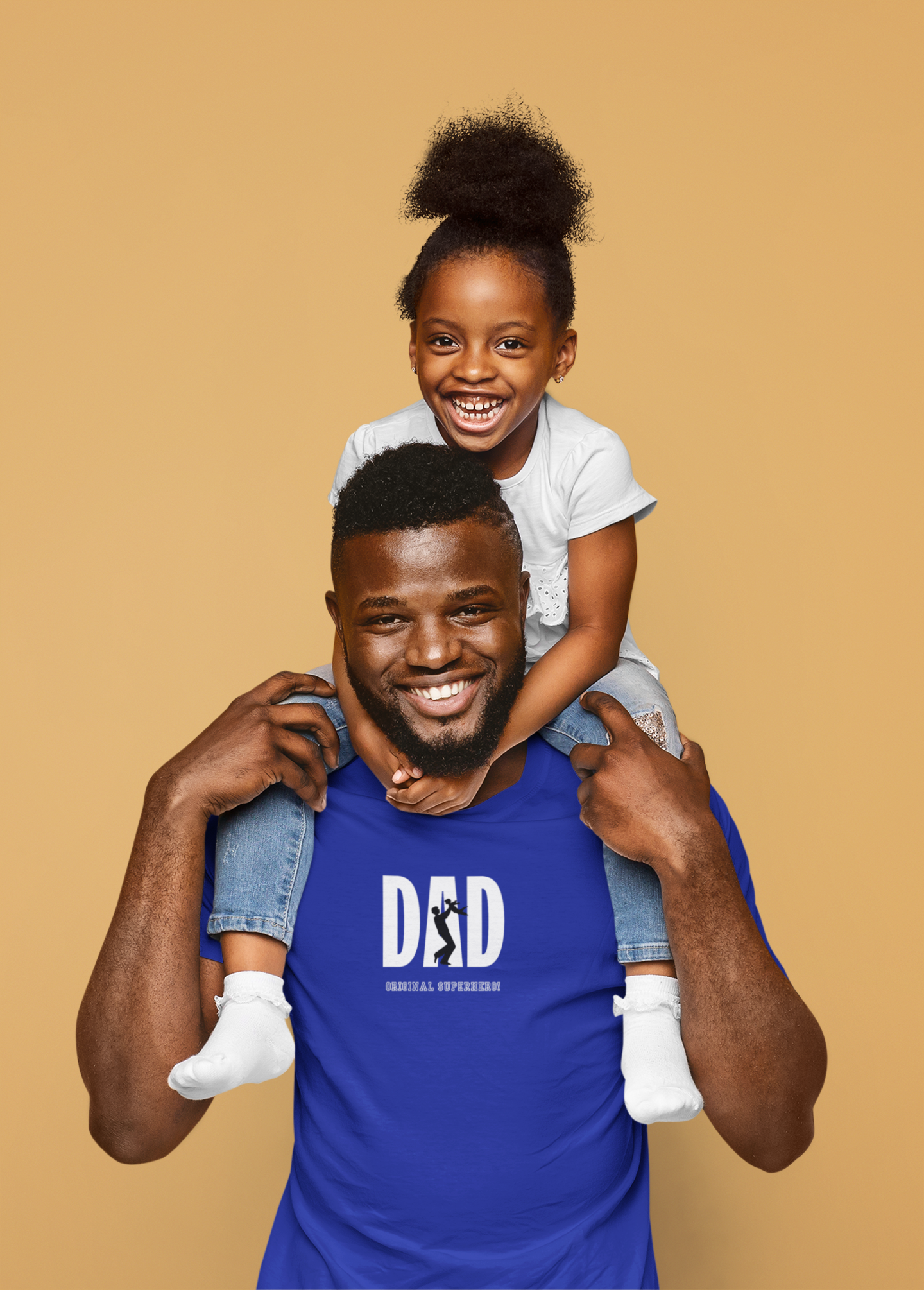Bilkool Superhero Dad Cotton Half Sleeve T-Shirt