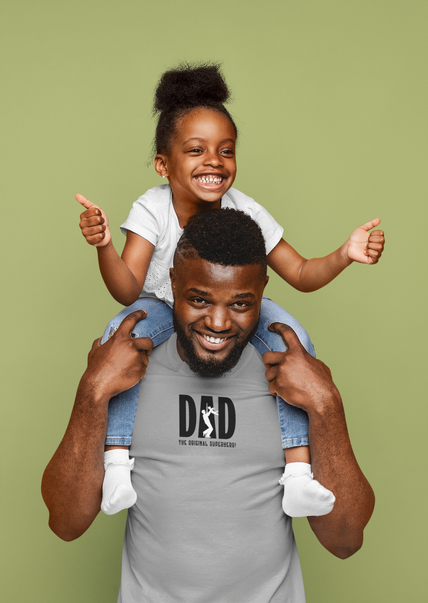 Bilkool Superhero Dad Cotton Half Sleeve T-Shirt