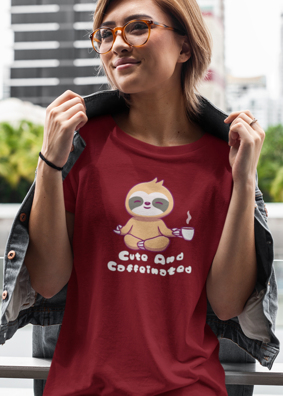 Bilkool Caffeinated Cotton Half Sleeves T-Shirt for Women
