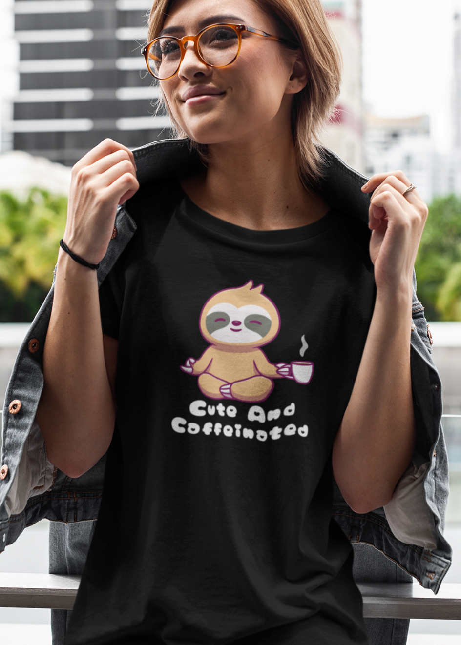 Bilkool Caffeinated Cotton Half Sleeves T-Shirt for Women