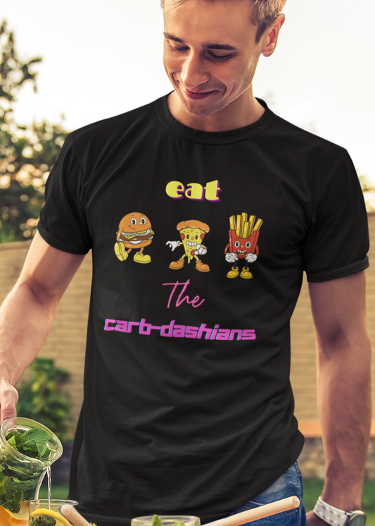 Bilkool Carb-dashians Cotton Half Sleeve T-Shirt