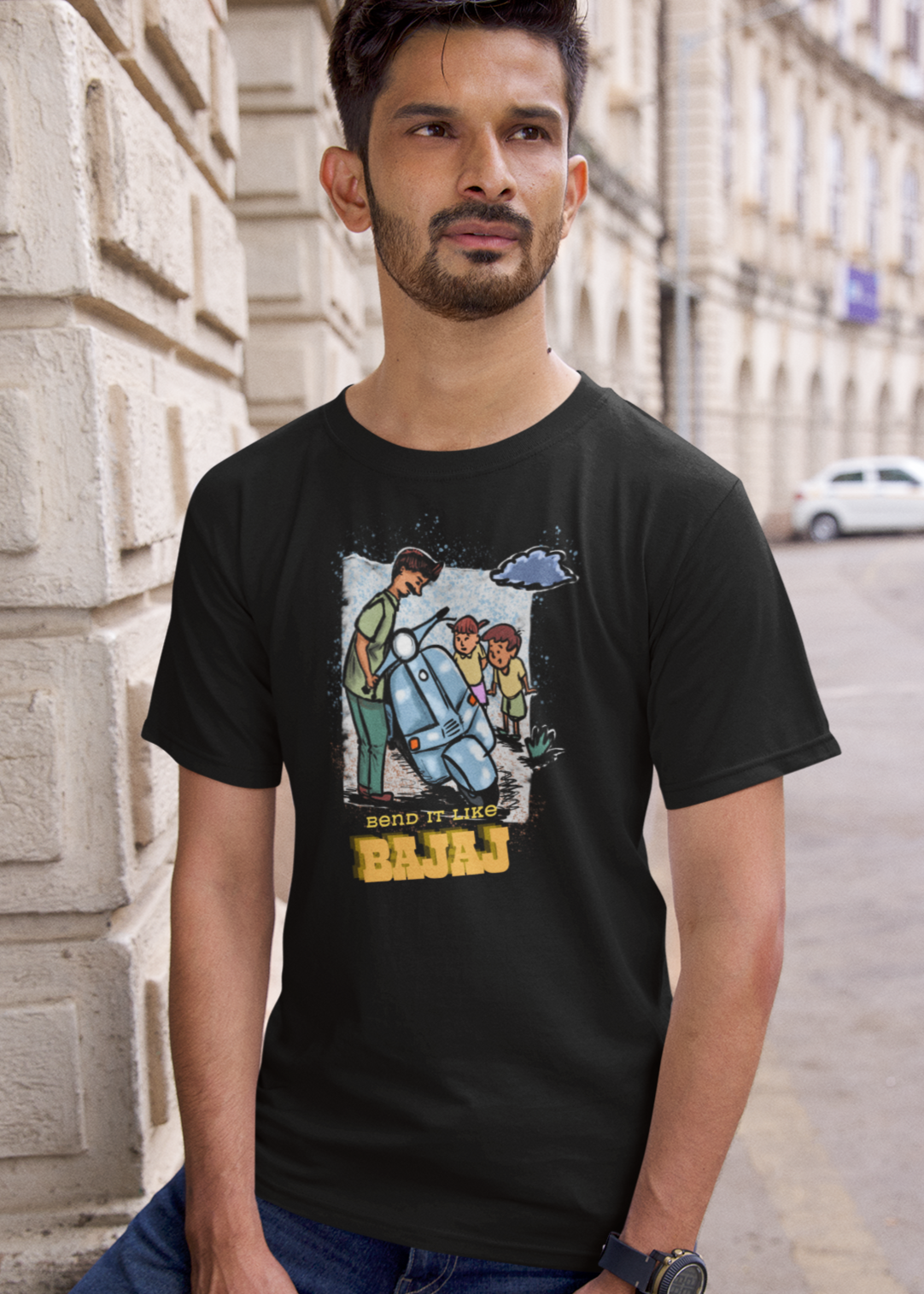 Bilkool Bend It Cotton Half Sleeve T-Shirt