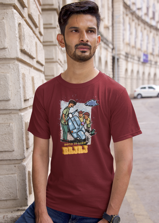 Bilkool Bend It Cotton Half Sleeve T-Shirt