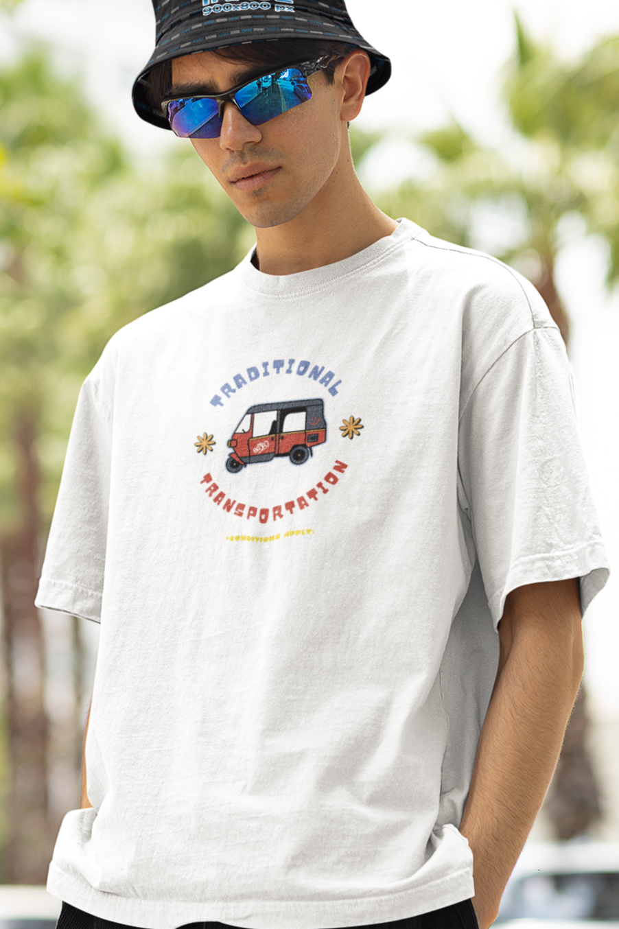 Bilkool Staple Ride Oversized T-Shirts