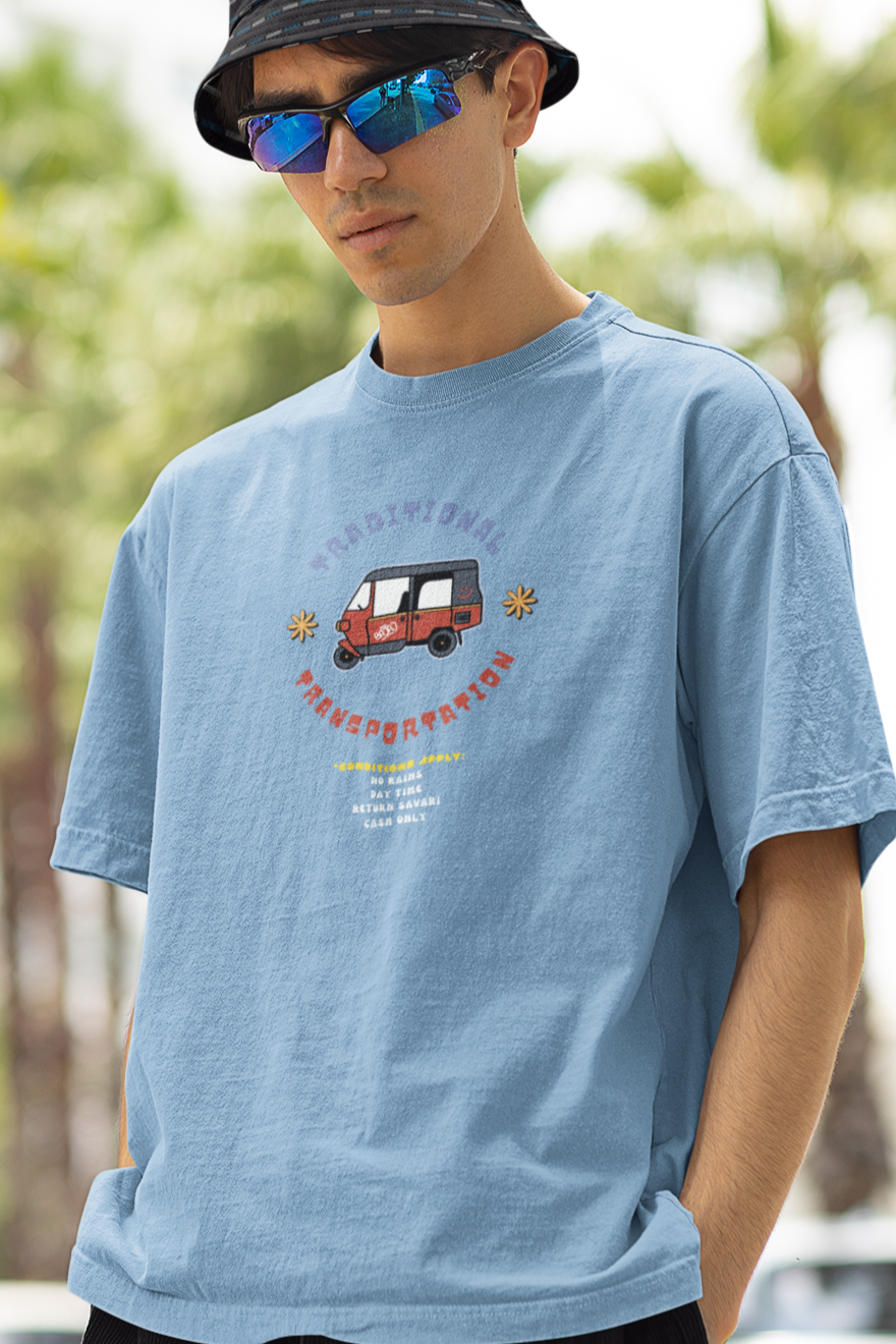Bilkool Staple Ride Oversized T-Shirts
