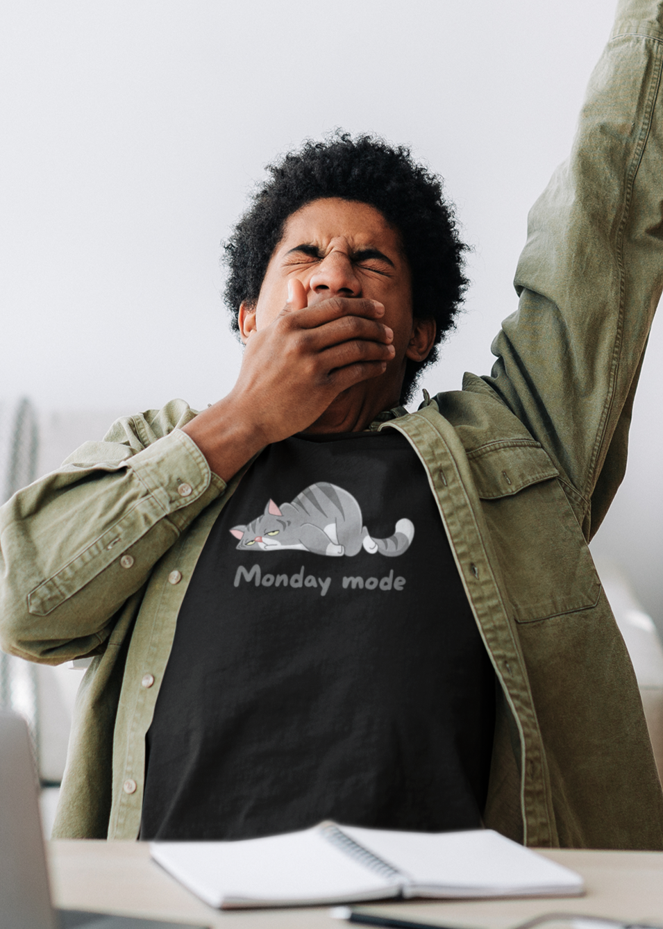 Bilkool Monday Mode Cotton Half Sleeve T- Shirt