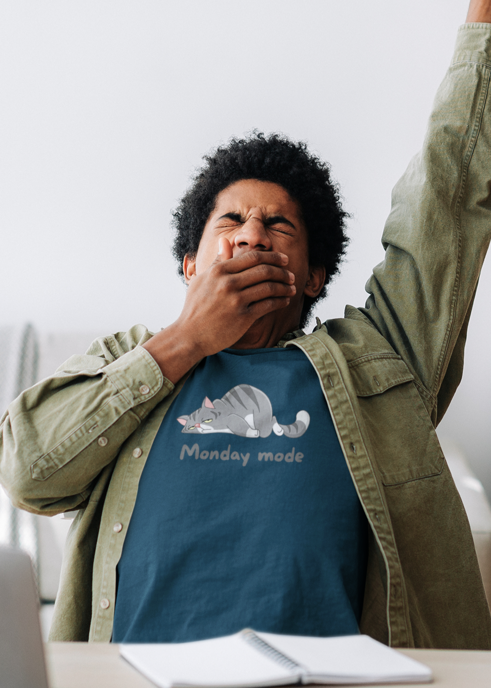 Bilkool Monday Mode Cotton Half Sleeve T- Shirt