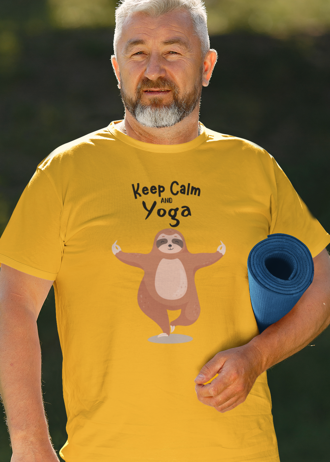 Bilkool Calm Yoga Cotton Half Sleeve T-Shirt