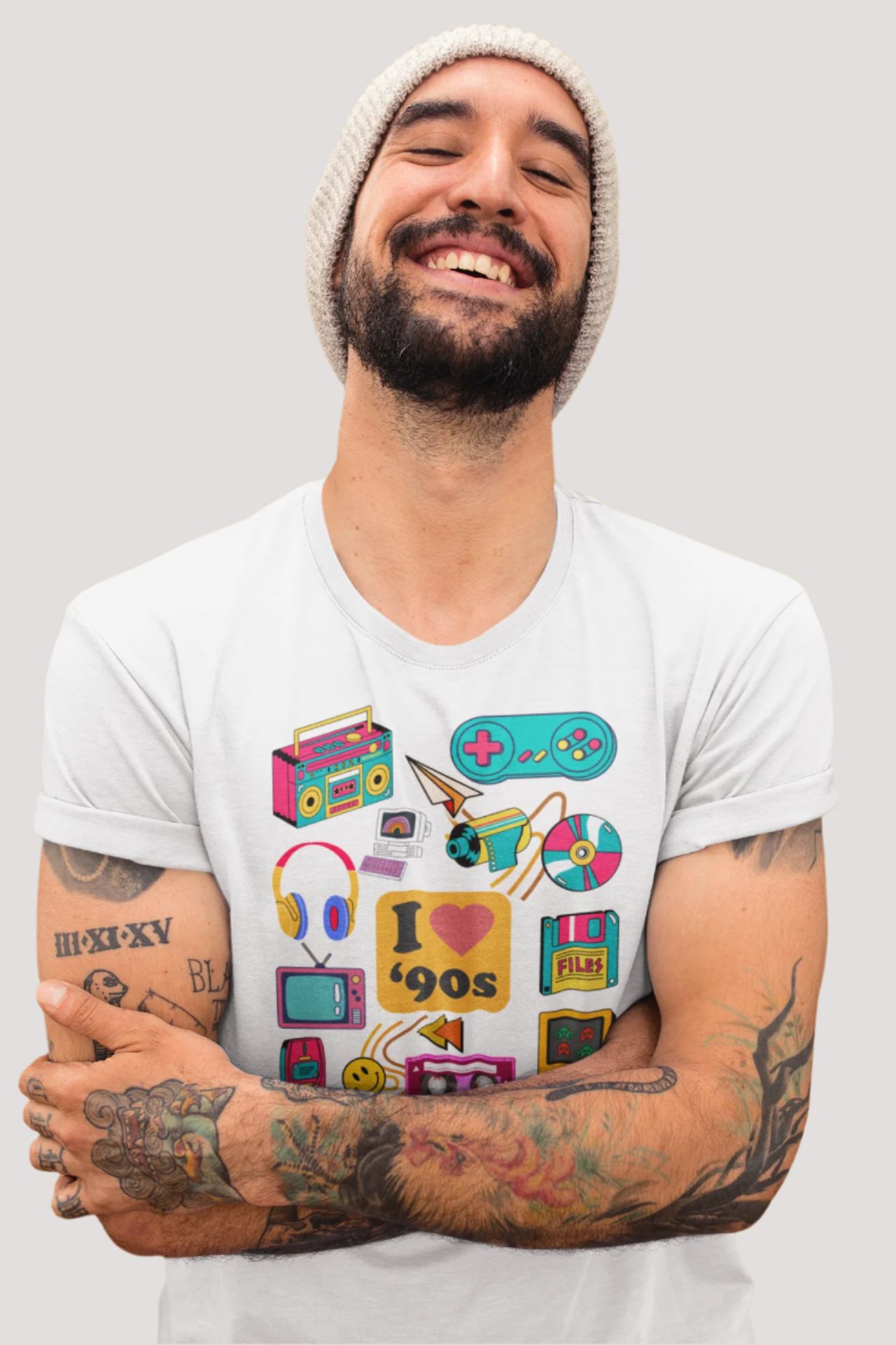 Bilkool I Luv 90s Half Sleeve Cotton T Shirt