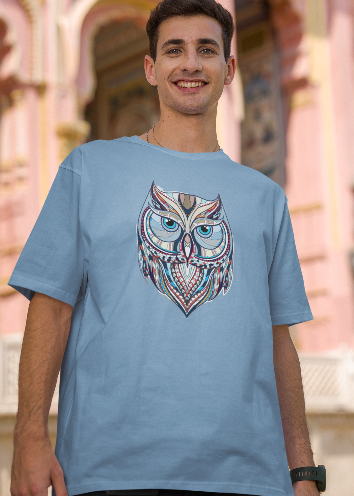 Bilkool Baba Ullu Oversized T-Shirt