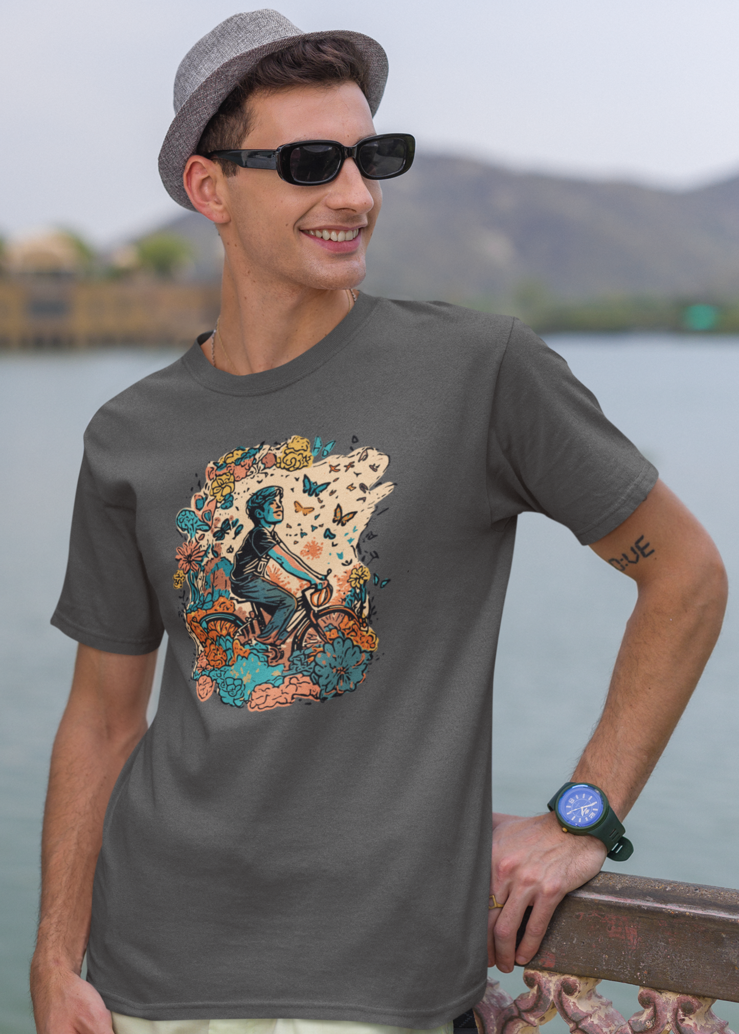 Bilkool Happy Place Cotton T shirt