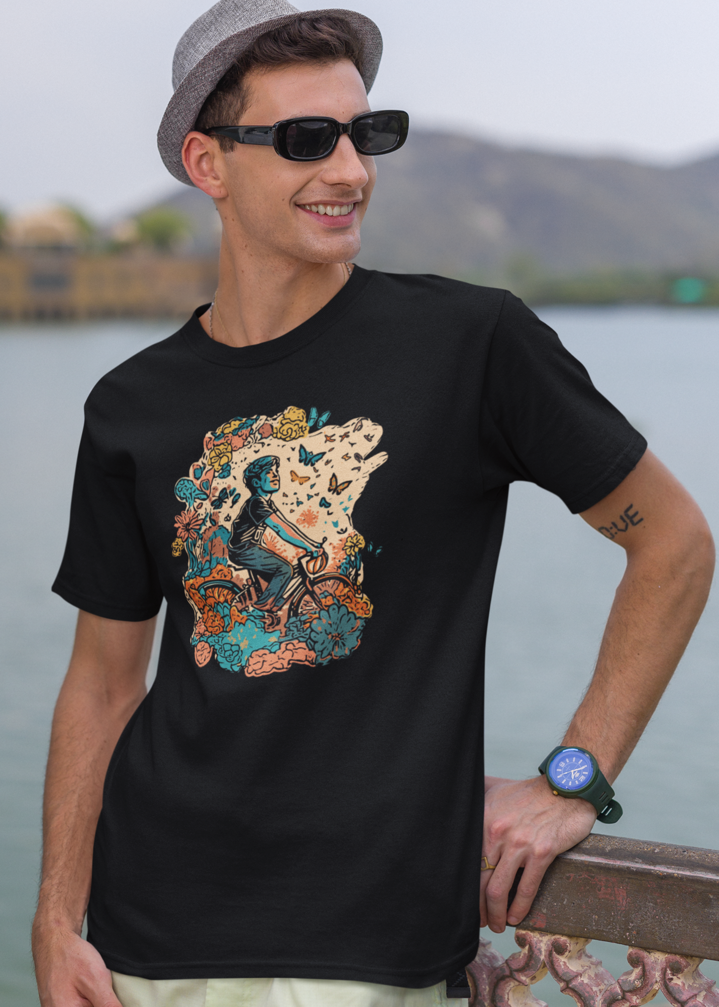 Bilkool Happy Place Cotton T shirt