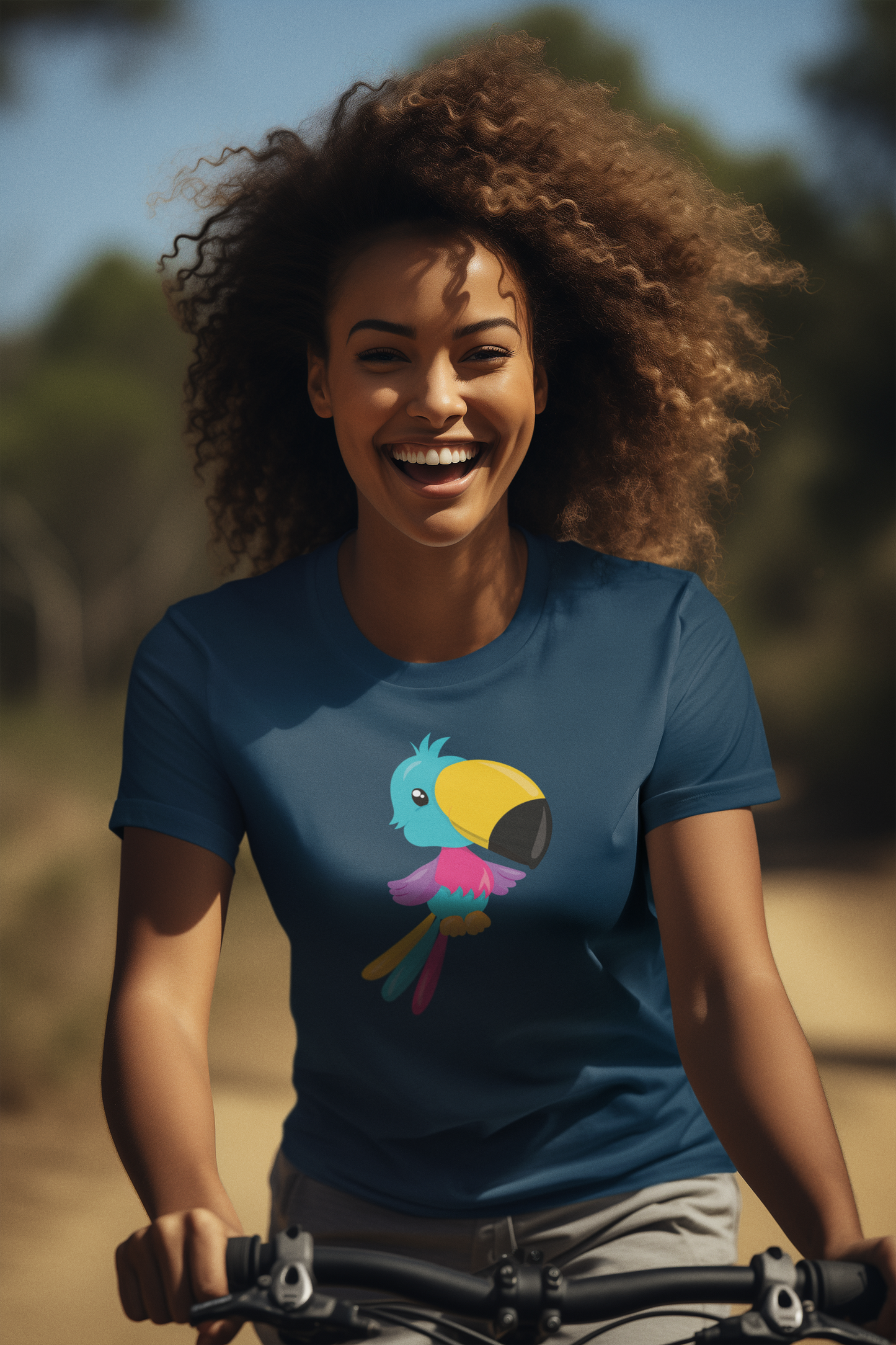 Bilkool Tropical Tota Cotton Half Sleeve T-Shirt