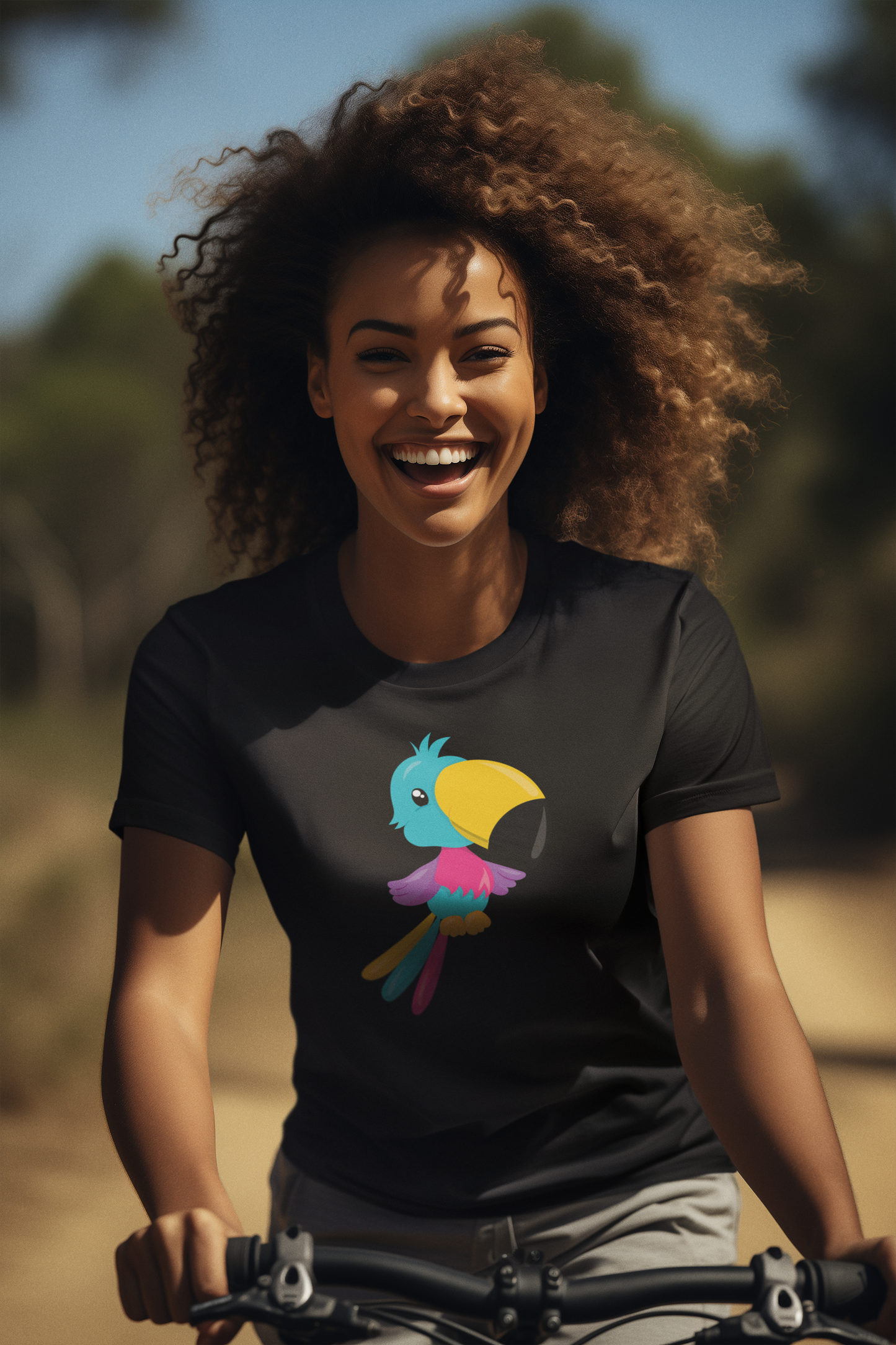 Bilkool Tropical Tota Cotton Half Sleeve T-Shirt