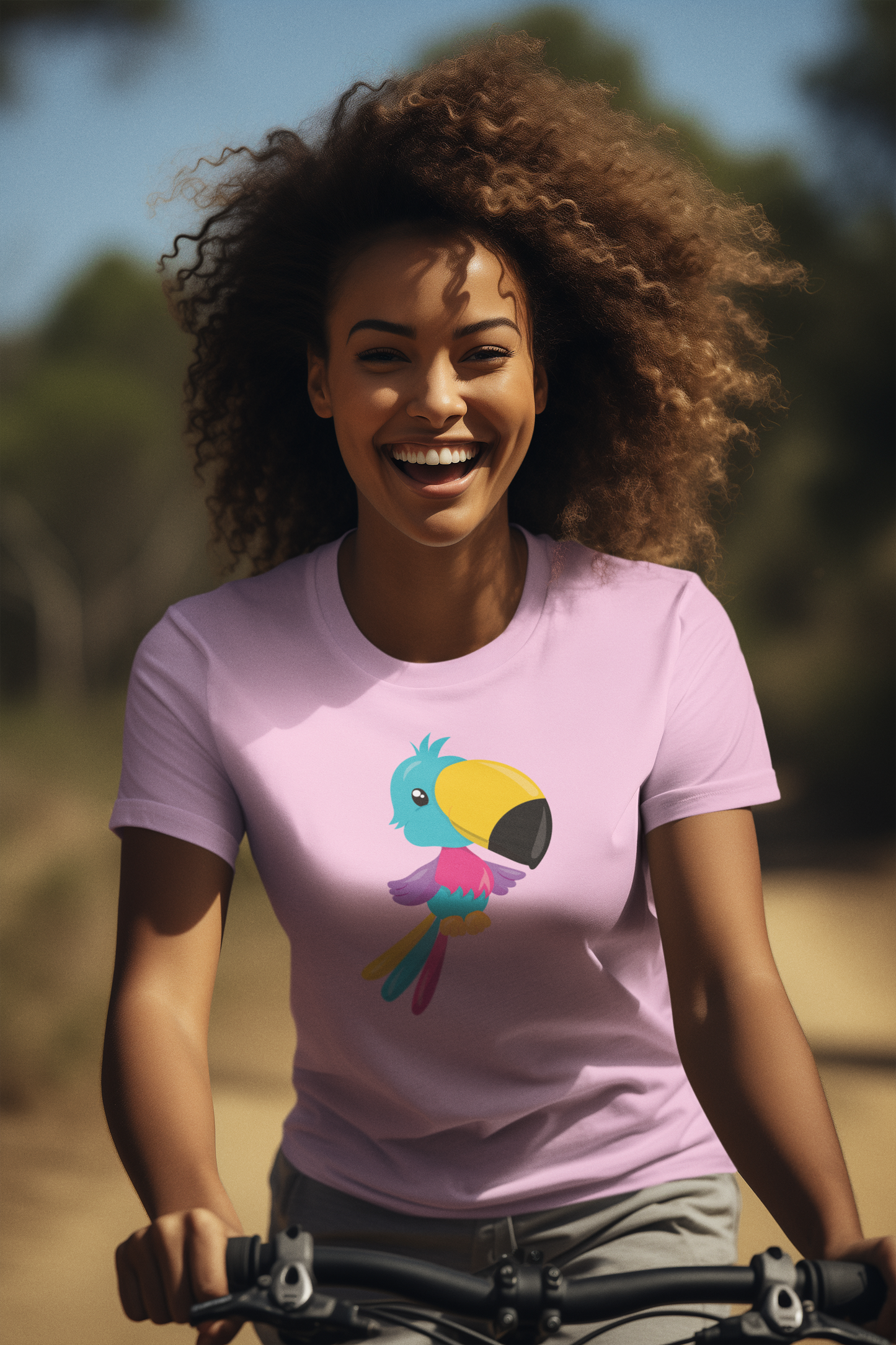 Bilkool Tropical Tota Cotton Half Sleeve T-Shirt