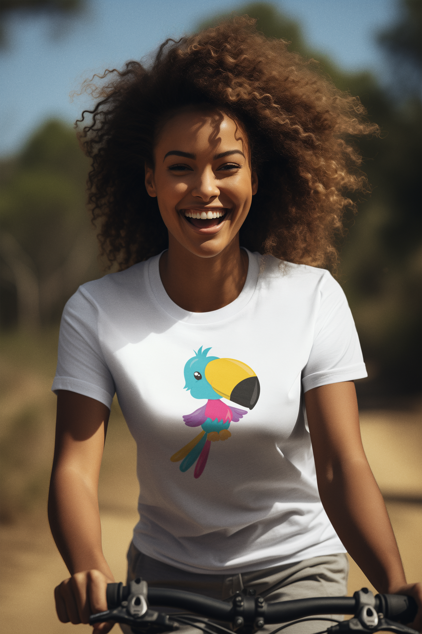 Bilkool Tropical Tota Cotton Half Sleeve T-Shirt