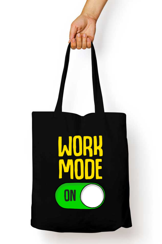 Corporat Work Mode On Tote Bag