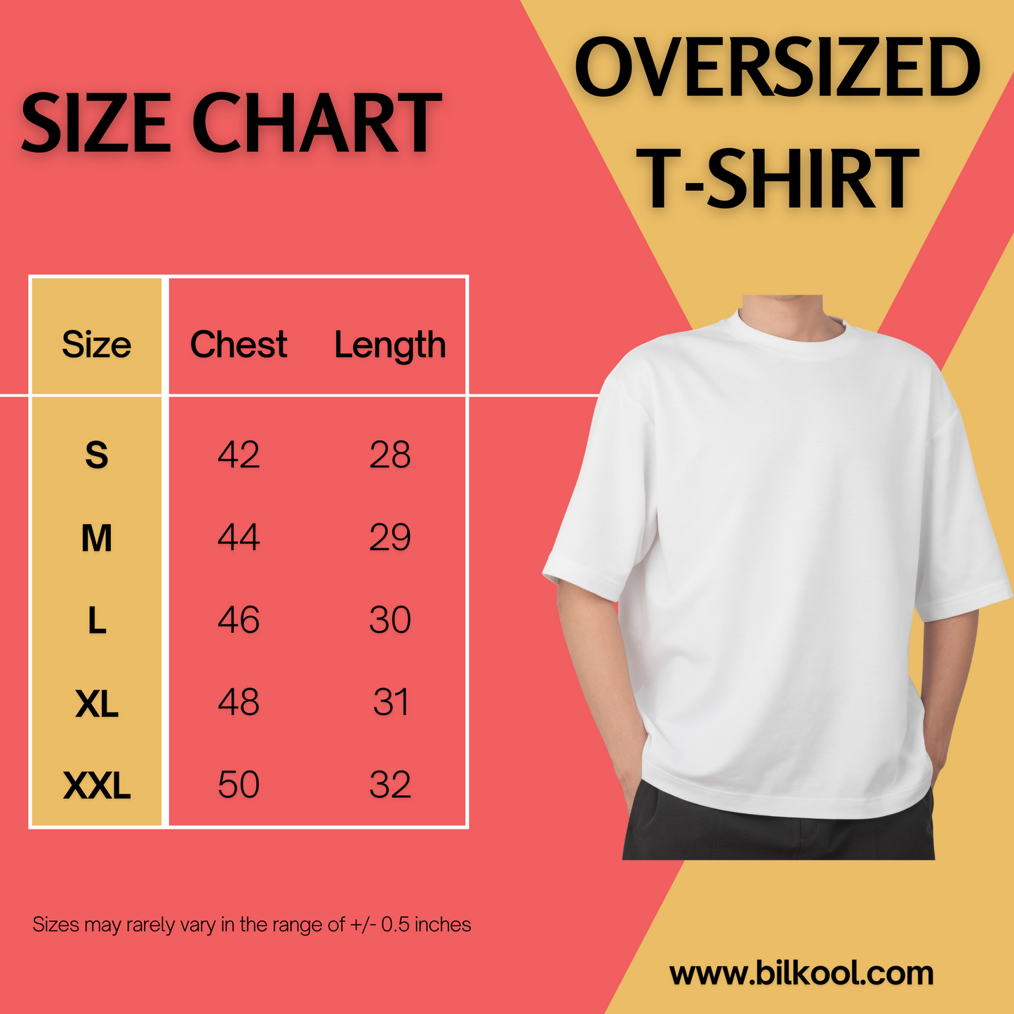 Bilkool Billy Mode Oversized T-Shirts