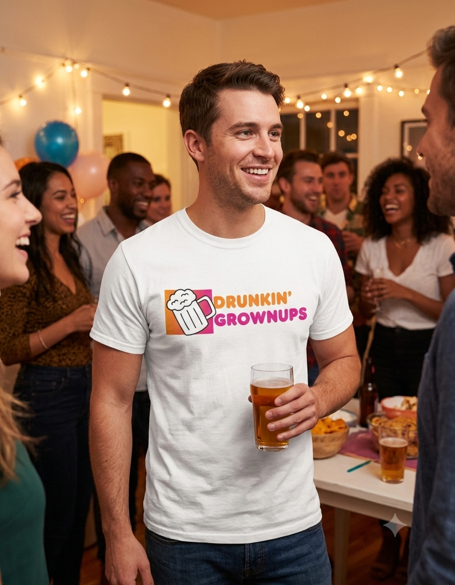 Drunkin' Grownups Half Sleve T-shirt