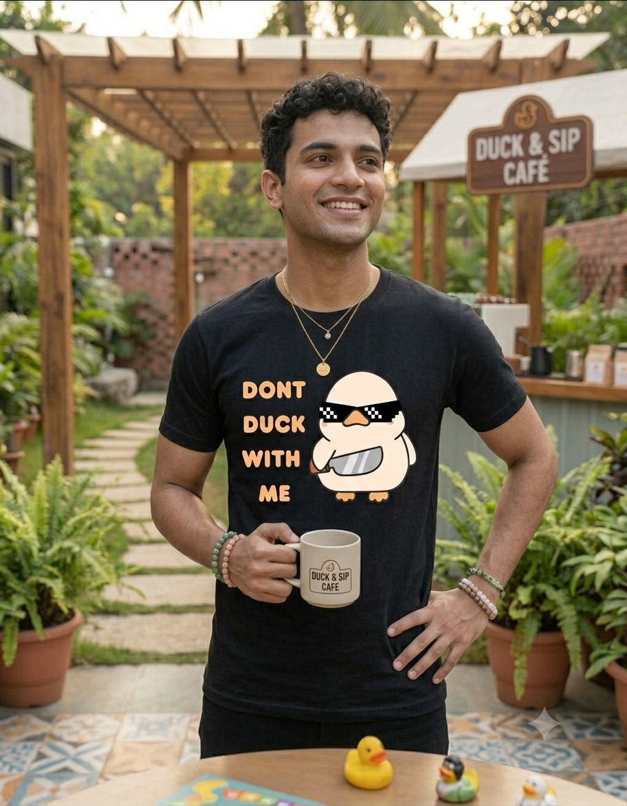 Dont Duck With Me Half Sleeve T-shirt
